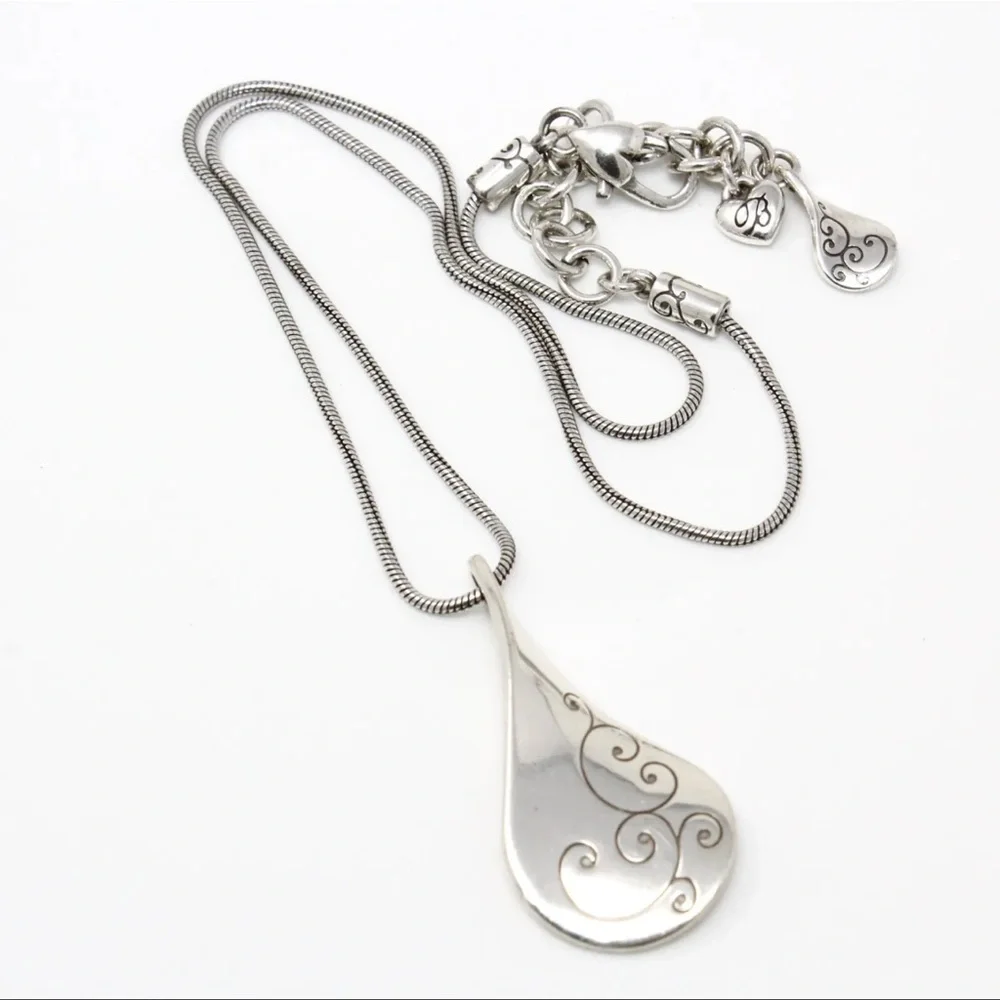 Brighton Twirl Silver Pendant Necklace 2403 - Picture 5 of 7